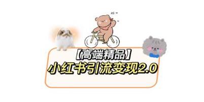 《小红书引流变现2.0升级版教程：详细视频与素材分享》