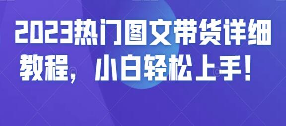 从零开始：轻松掌握的热门图文带货详细指南