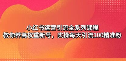 掌握小红书运营引流秘籍：从零开始构建高效权威账号【实战赚钱案例分享】