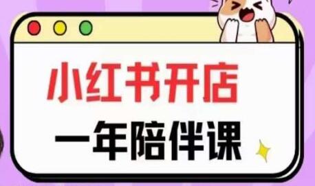 一年陪伴课程：从零开始，在小红书平台成功经营店铺的秘籍