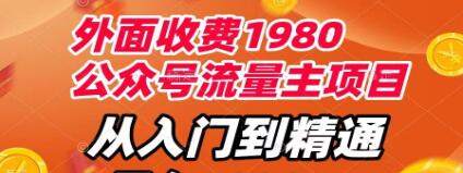 公众号流量主项目：从入门到精通的实用指南，每天只需半小时学习